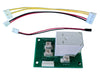 OpenEVSE Relay JuiceBox Electronic component with wires on a blue background